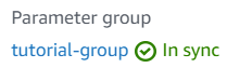 check parameter group