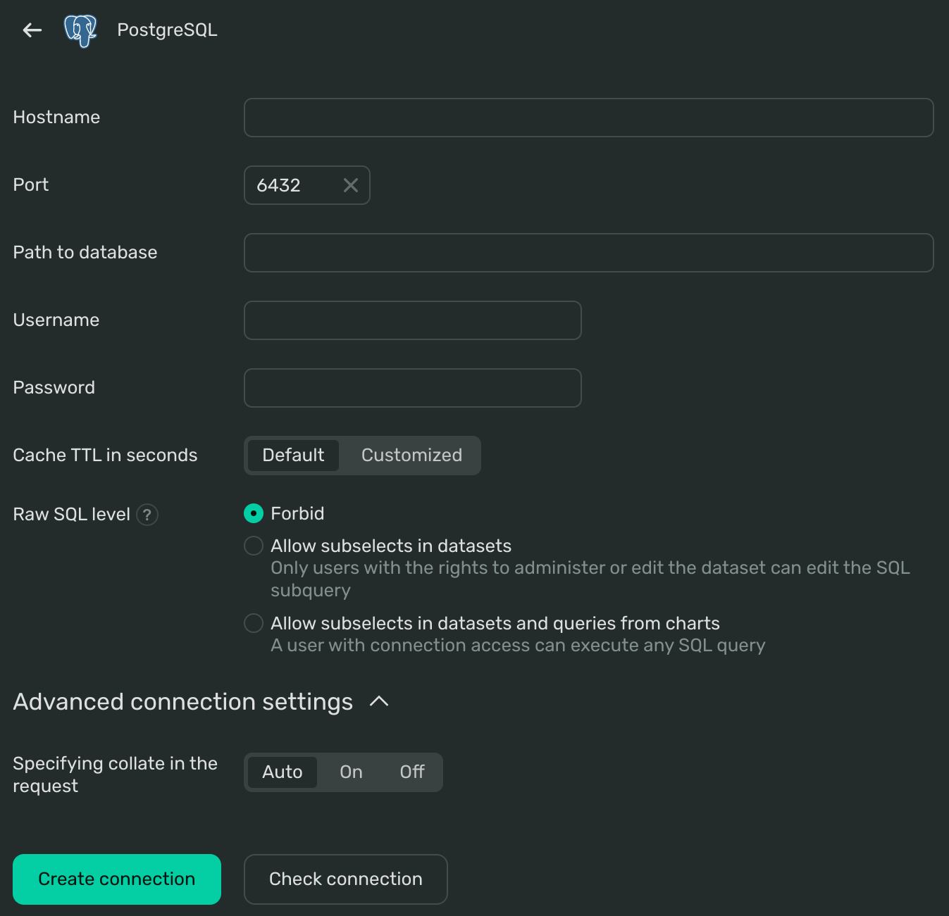 postgresql-connection-interface