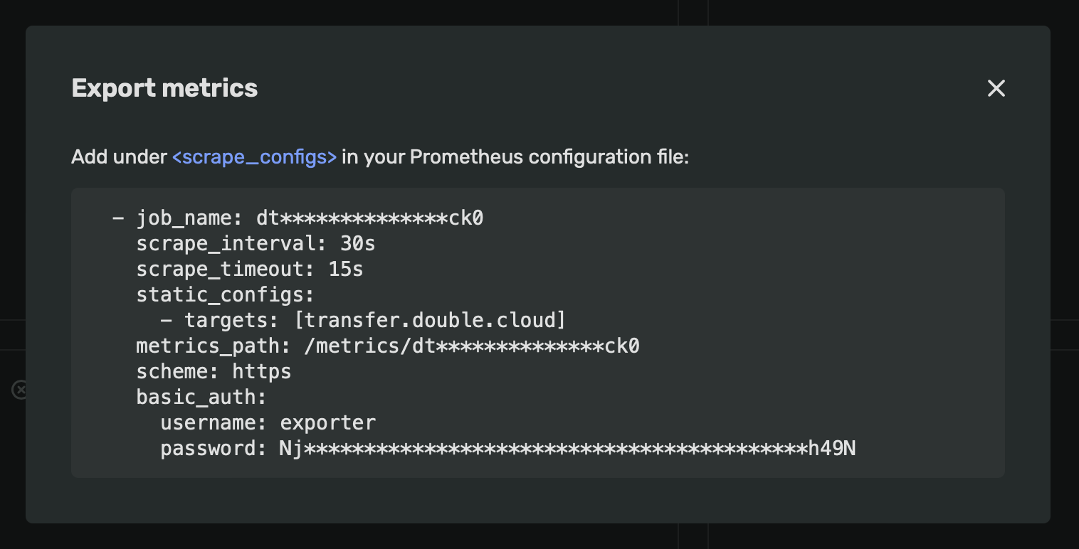 metrics-export-modal